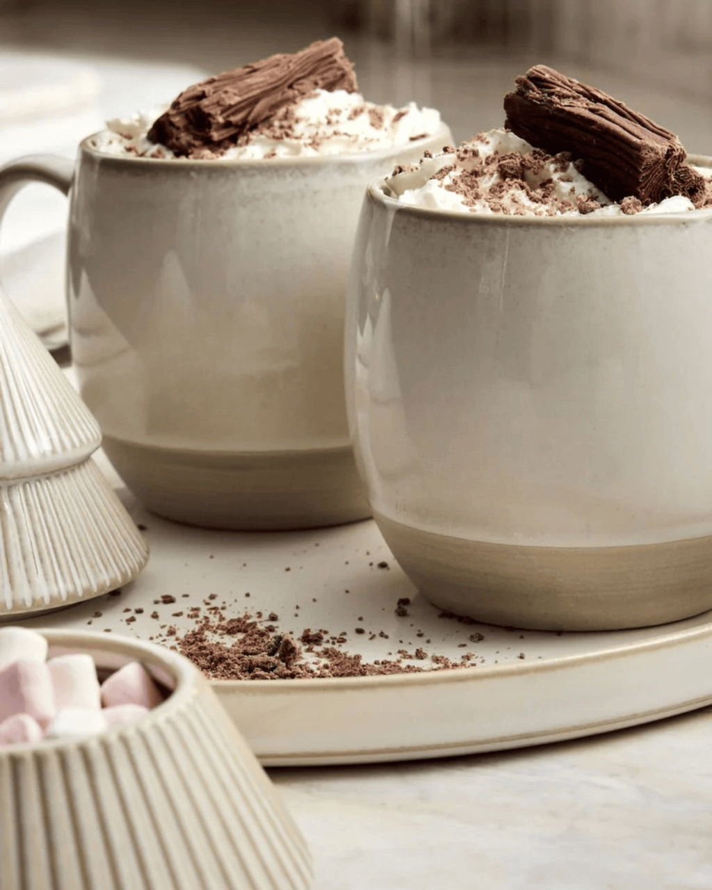 The Christmas Mug & Treat Station 5-Piece Ceramic Limited-Edition Set