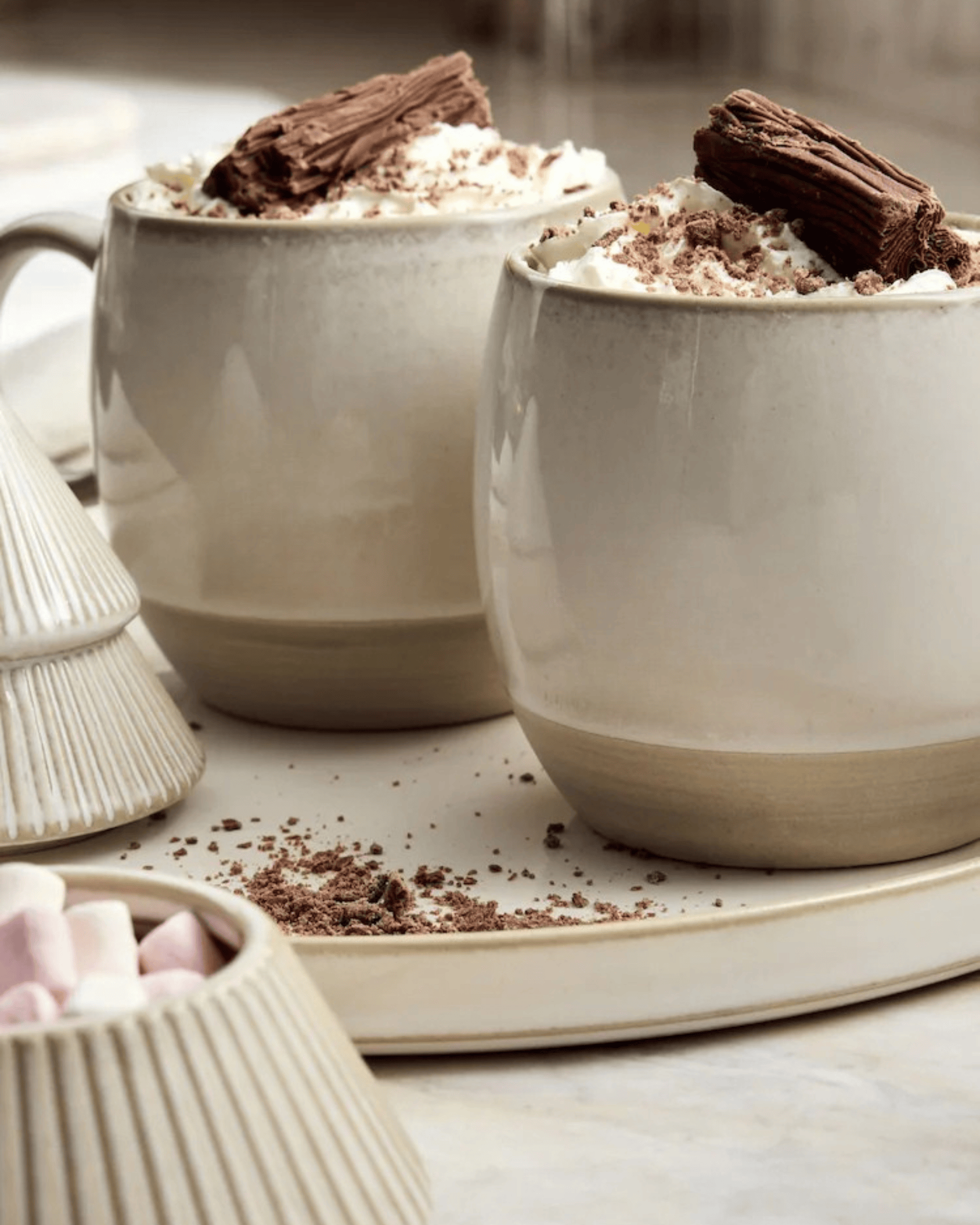 The Christmas Mug & Treat Station 5-Piece Ceramic Limited-Edition Set